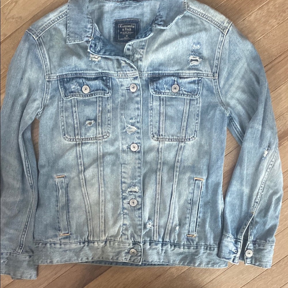 Abercrombie & Fitch Blue Jean Jacket Classic Denim Style